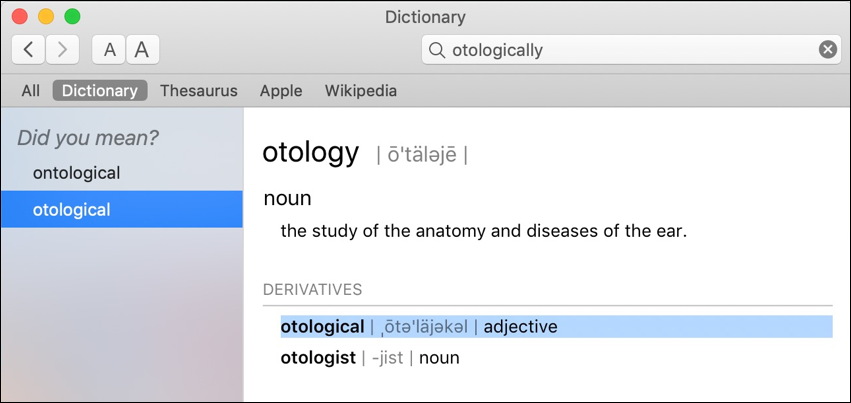 free dictionary download for mac os x